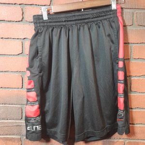 Nike Black &‎ Red Large Kid's Basketball Shorts